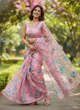 Garden Vareli Premium Quality Special Spectra Brasso Saree