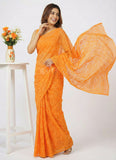 Latest Garden Vareli Lock Chiffon Brasso Saree