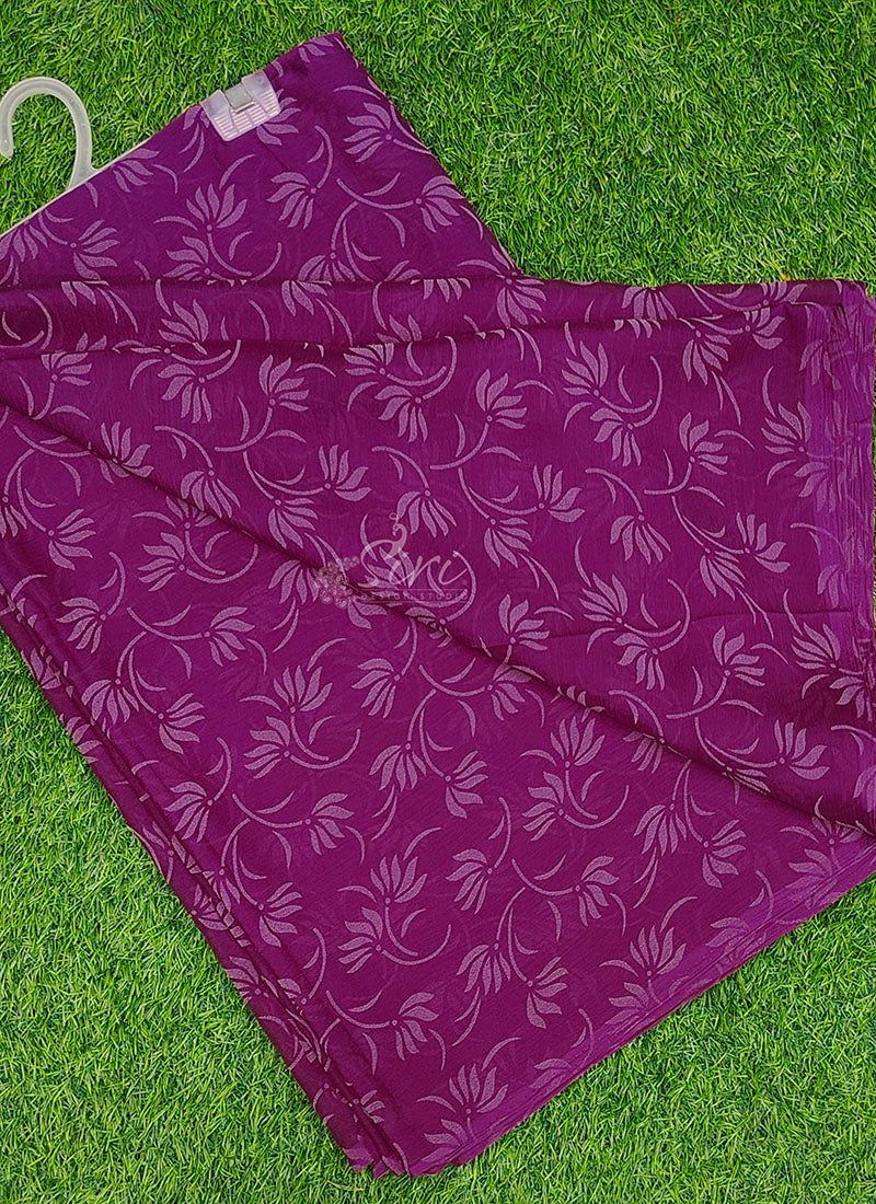 Latest Garden Vareli Lock Chiffon Brasso Saree