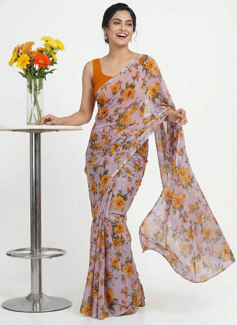 Garden Vareli Premium Quality Special Spectra Brasso Saree