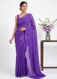 Latest Garden Vareli Lock Chiffon Brasso Saree