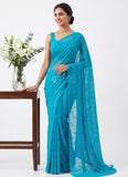 Latest Garden Vareli Lock Chiffon Brasso Saree