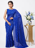 Latest Garden Vareli Lock Chiffon Brasso Saree