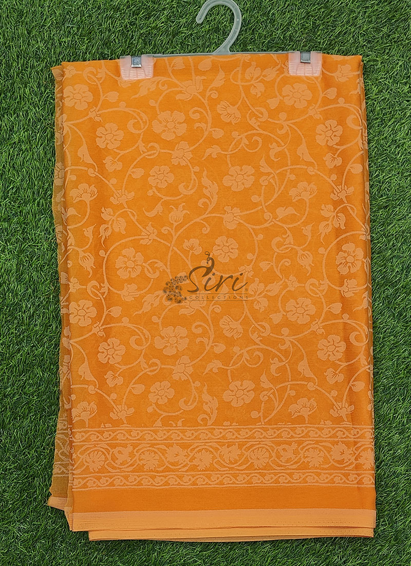 Latest Garden Vareli Lock Chiffon Brasso Saree