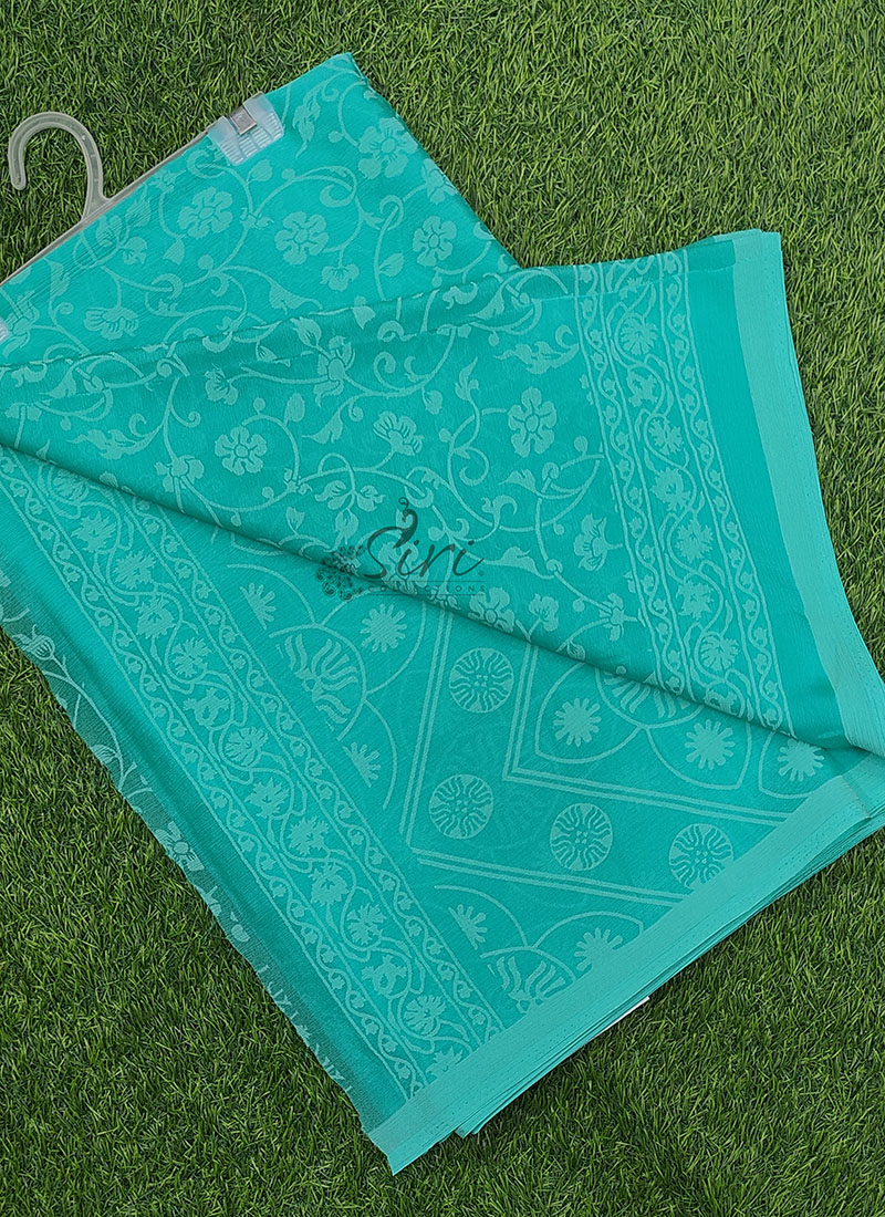 Latest Garden Vareli Lock Chiffon Brasso Saree