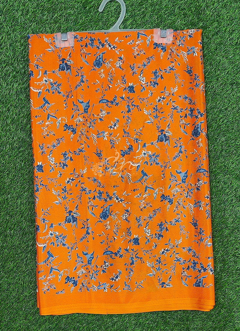 High Quality Garden Vareli Super Como Crepe Silk Saree