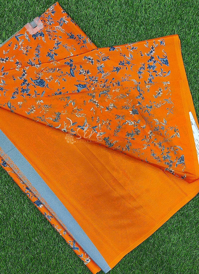 High Quality Garden Vareli Super Como Crepe Silk Saree