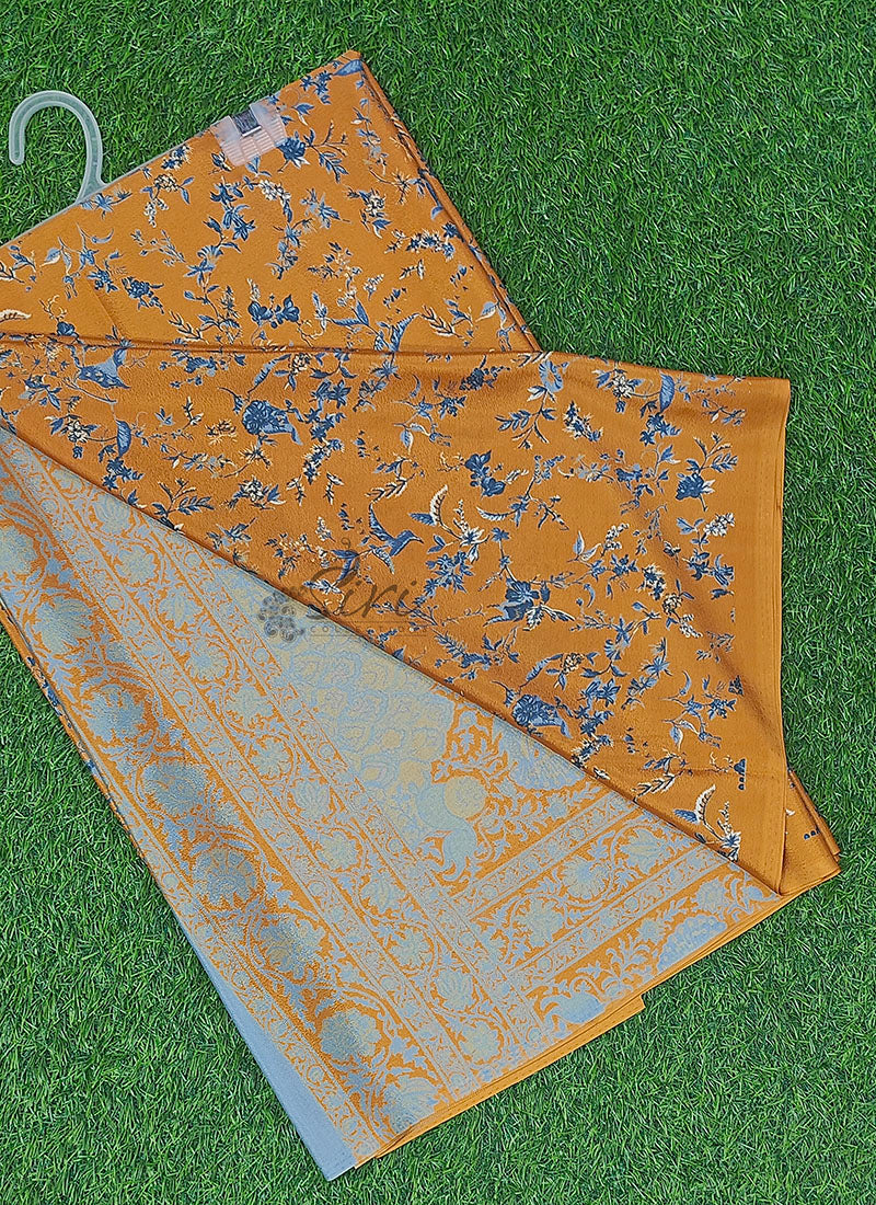 High Quality Garden Vareli Super Como Crepe Silk Saree