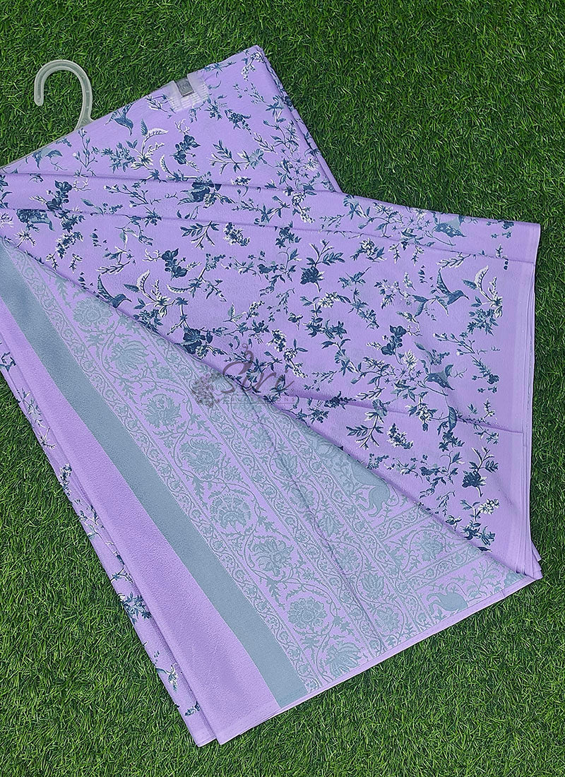 High Quality Garden Vareli Super Como Crepe Silk Saree