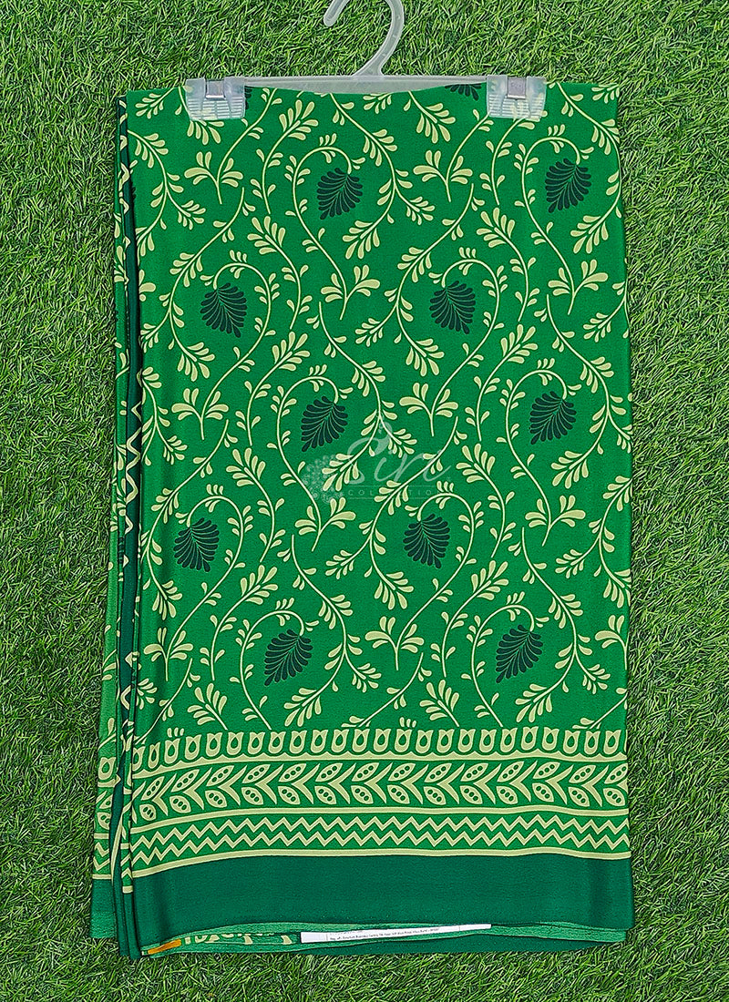 High Quality Garden Vareli Crepe Silk Saree with Blouse