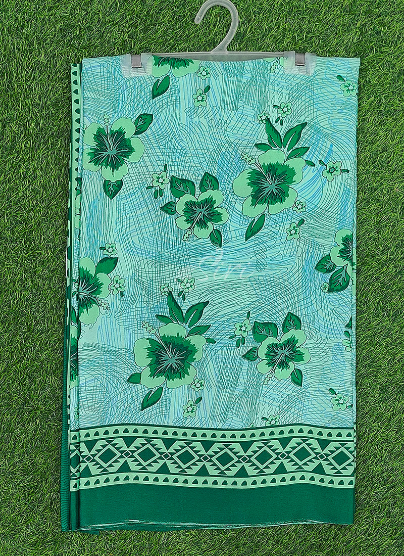 High Quality Garden Vareli Crepe Silk Saree with Blouse