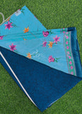 High Quality Garden Vareli Crepe Silk Saree with Blouse