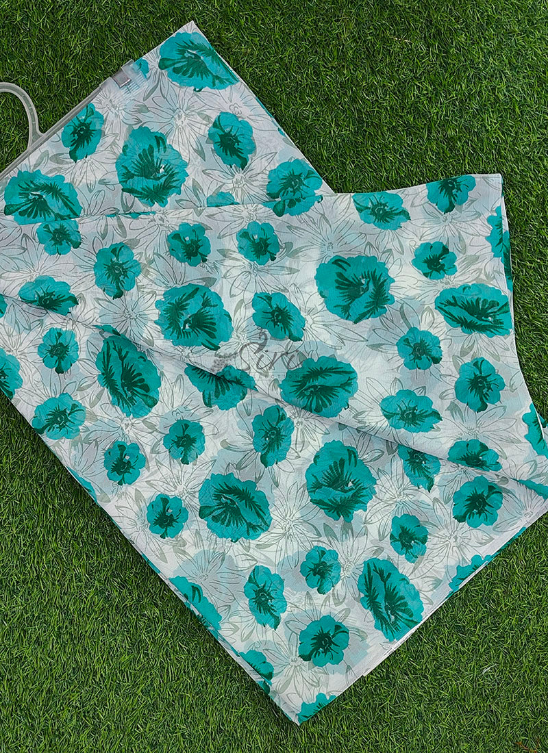 Latest Garden Vareli Georgette Saree