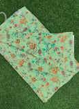 Authentic Garden Vareli Printed Georgette Saree