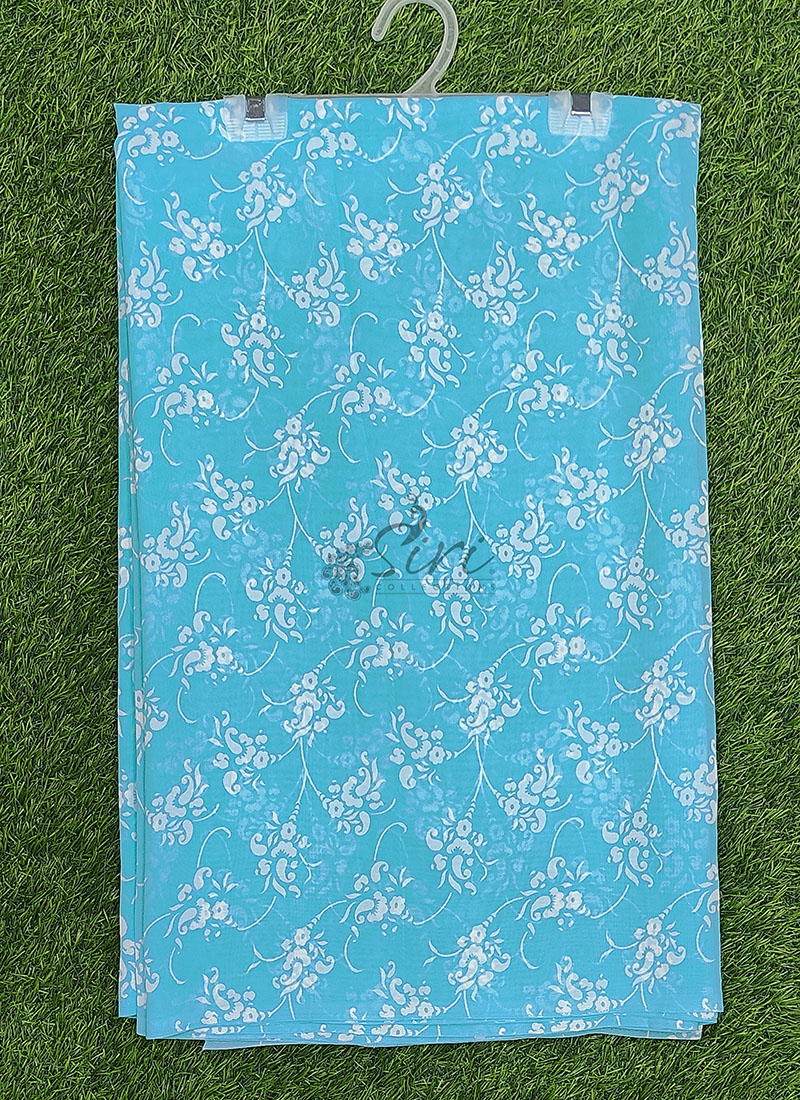 Authentic Garden Vareli Printed Georgette Saree