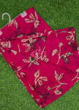 Authentic Garden Vareli Printed Georgette Saree