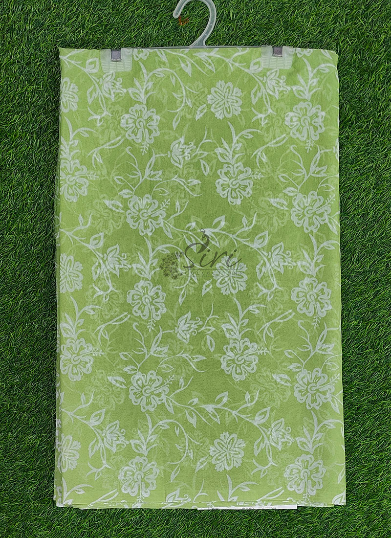 Exclusive Garden Vareli Printed Lentus Saree