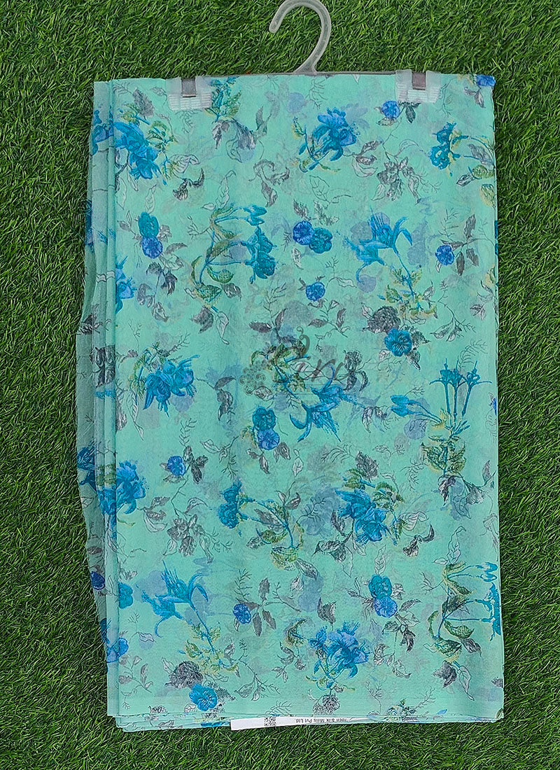 Exclusive Garden Vareli Printed Lentus Saree