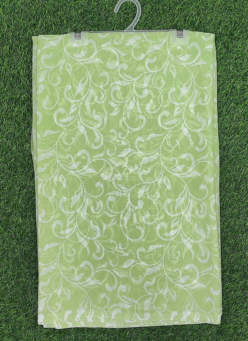 Exclusive Garden Vareli Printed Lentus Saree