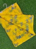 Latest Garden Vareli Printed Nara Chiffon Saree