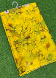 Garden Vareli Yellow Colour Nara Chiffon Saree