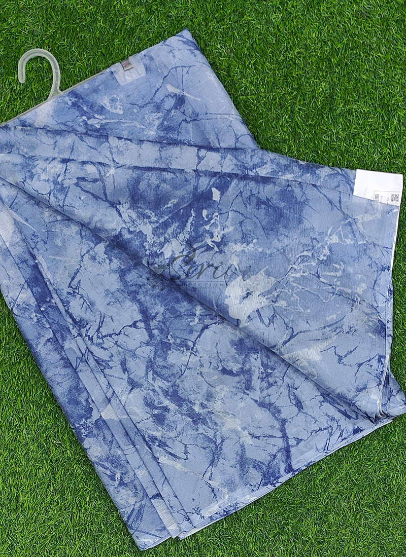 Latest Beautiful Garden Vareli Nara Chiffon Saree without Blouse
