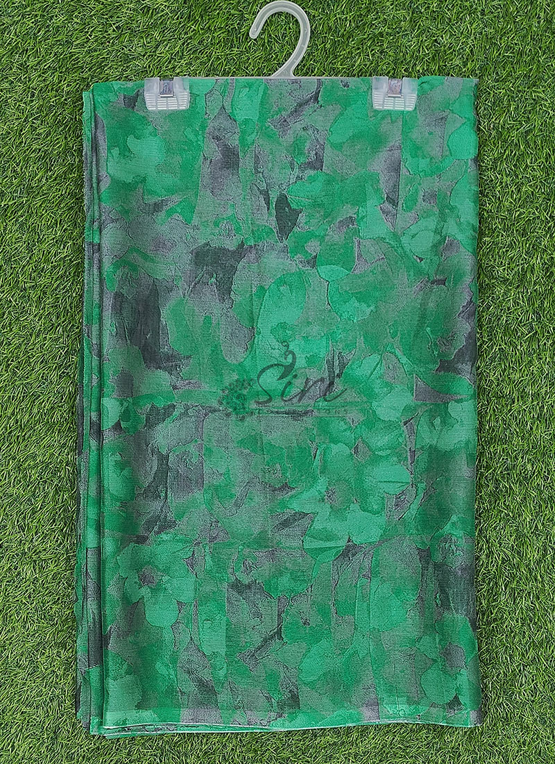 High Quality Garden Vareli Printed Nara Chiffon Saree