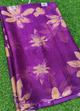 Latest Garden Vareli Printed Nara Chiffon Saree