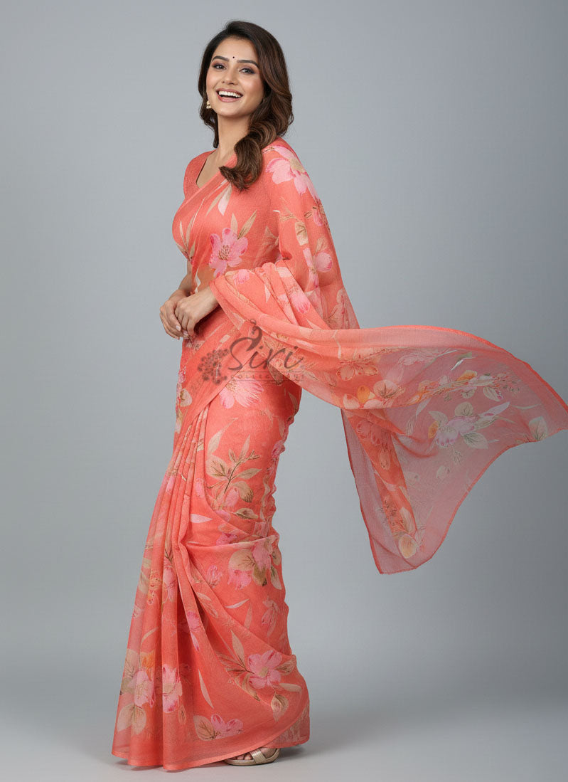 Exclusive Garden Vareli Nara Chiffon Saree