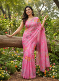 Exclusive Garden Vareli Nara Chiffon Saree