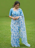 Garden Vareli Printed Nara Chiffon Saree