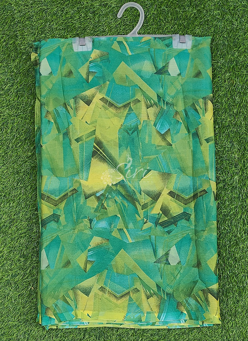 Garden Vareli Printed Nara Chiffon Saree