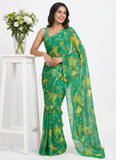 Garden Vareli Printed Nara Chiffon Saree