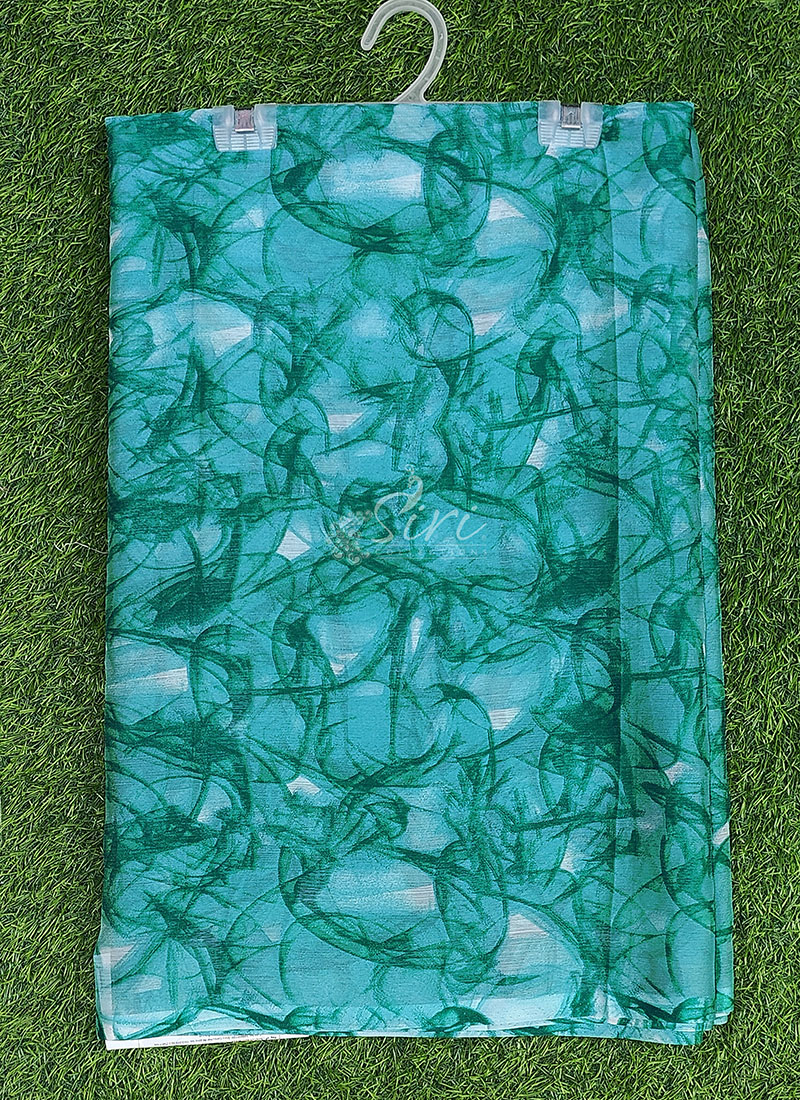 Latest Garden Vareli Printed Nara Chiffon Saree