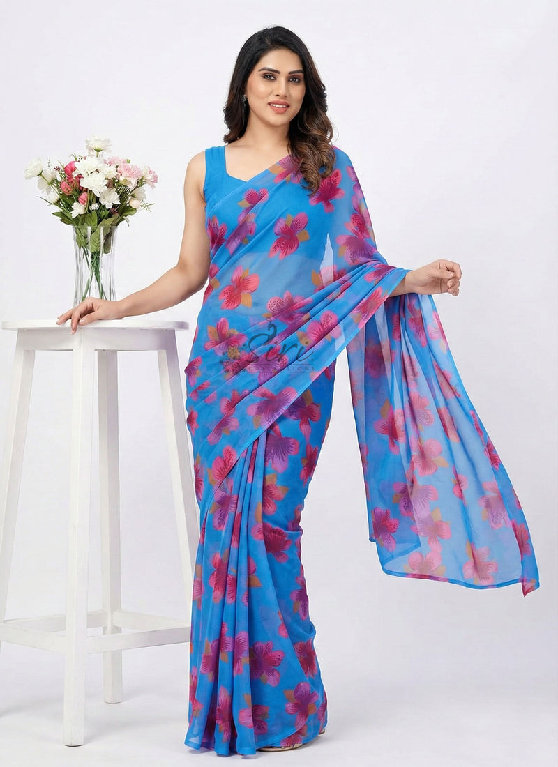 Exclusive Garden Vareli Nara Chiffon Saree