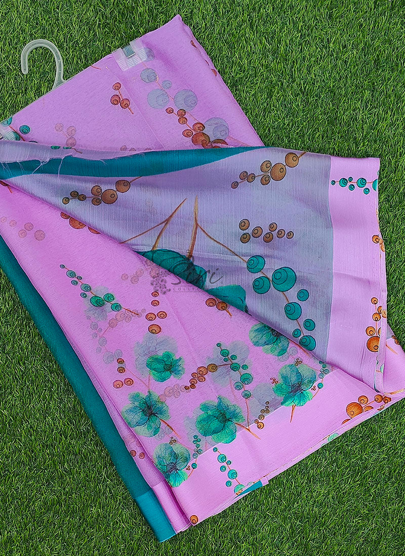 Exclusive Garden Fiona Border Nara Chiffon Saree