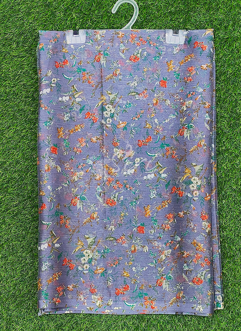 Latest Garden Vareli Printed Nara Chiffon Saree