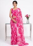 Latest Authentic Garden Vareli Nara Chiffon Saree
