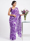 Latest Authentic Garden Vareli Nara Chiffon Saree