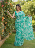 Authentic Garden Vareli Nara Chiffon Saree