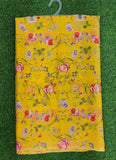 Latest Garden Vareli Yellow Floral Nara Chiffon Saree