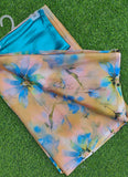Garden Vareli Printed Nara Chiffon Saree with Blouse