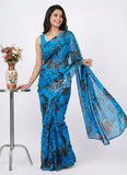 High Quality Garden Vareli Printed Nara Chiffon Saree