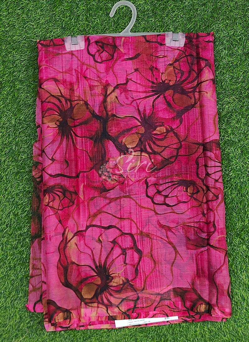 High Quality Garden Vareli Printed Nara Chiffon Saree