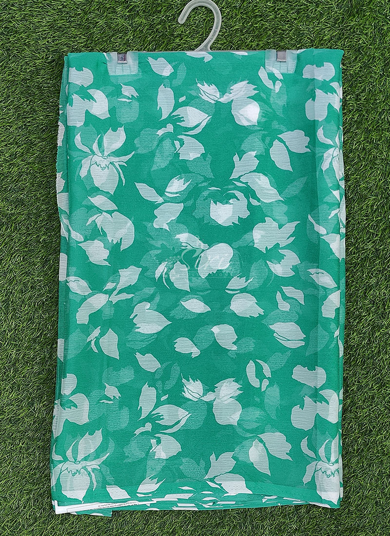 Beautiful Garden Vareli Printed Nara Chiffon Saree