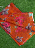 Latest Garden Vareli Printed Nara Chiffon Saree