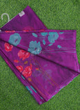 Beautiful Garden Vareli Nova Nara Chiffon Saree
