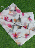 Beautiful Garden Vareli Printed Nara Chiffon Saree