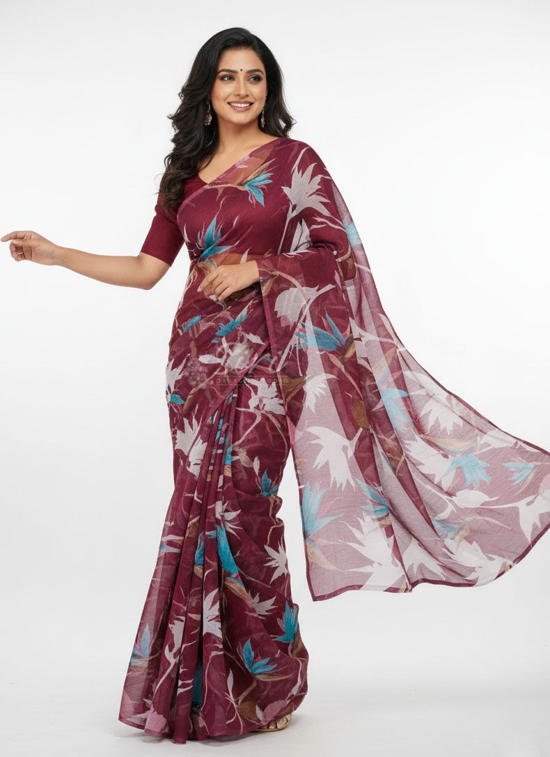 Exclusive Garden Vareli Nara Chiffon Saree