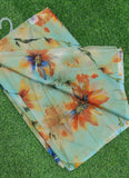 Beautiful Garden Vareli Printed Nara Chiffon Saree